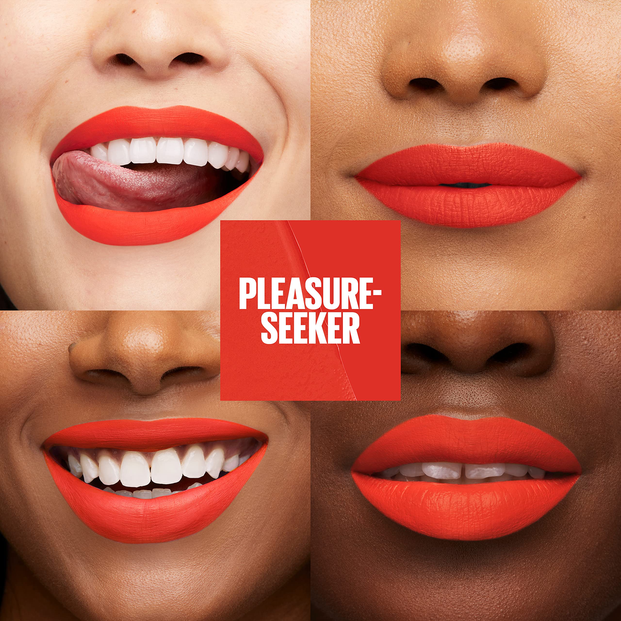MAYBELLINE Moodmakers Labial Matte, textura mate intensa para color duradero.