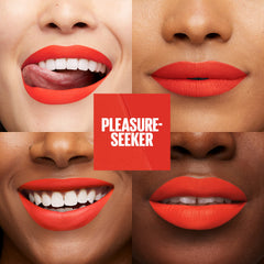 MAYBELLINE Moodmakers Labial Matte, textura mate intensa para color duradero.