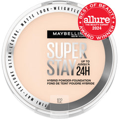Muestra de Maybelline Super Stay, polvo base cobertura media para pieles diversas