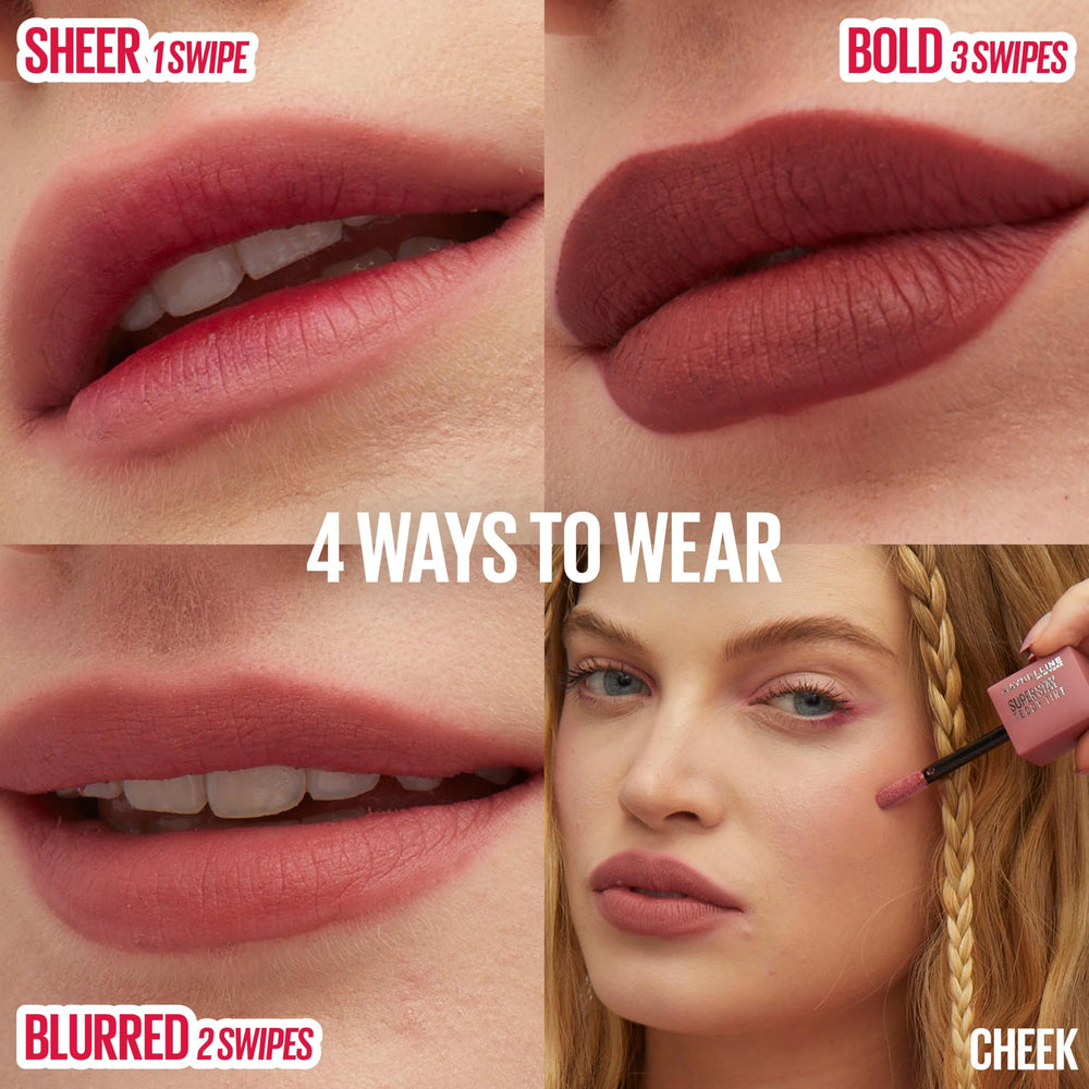 TAR Teddy Tint MAYBELLINE sin transferencia para uso diario
