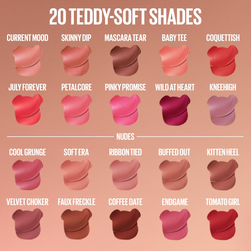 MAYBELLINE Teddy Tint sin transferencia para beber y comer sin retoques