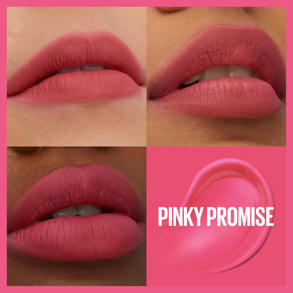 MAYBELLINE Teddy Tint Promesa Rosada, tono suave para labios naturales