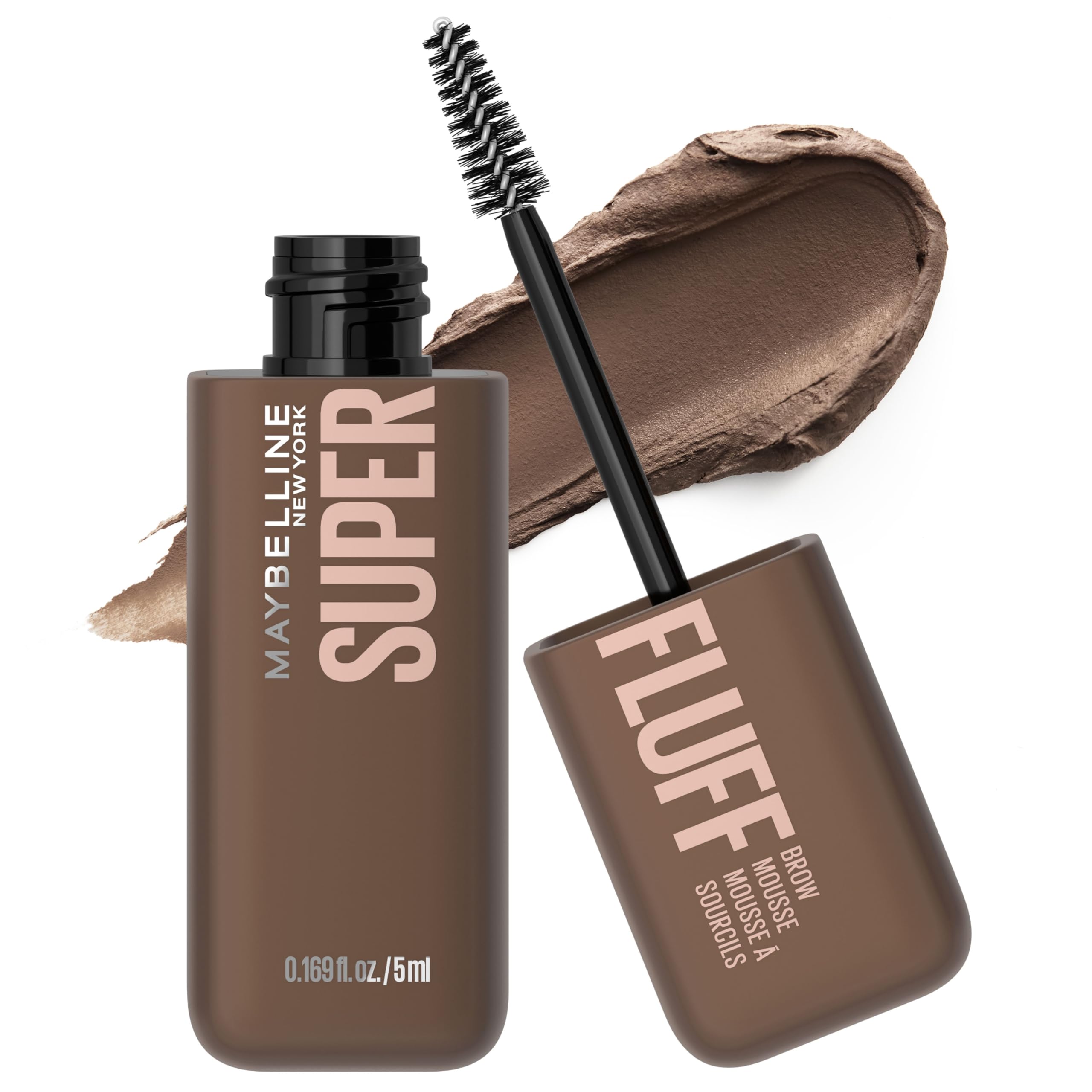 MAYBELLINE Superfluff cejas: aplicación fluff para volumen suave todo el día