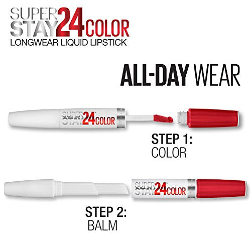 Maybelline SuperStay 24-2-Step Lipstick práctico para eventos y salidas nocturnas