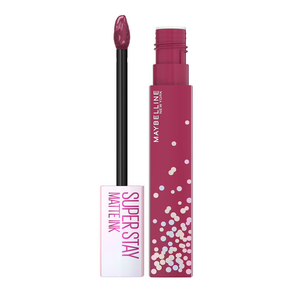MAYBELLINE SuperStay Matte Ink, botella de labial, color duradero para todo el día.