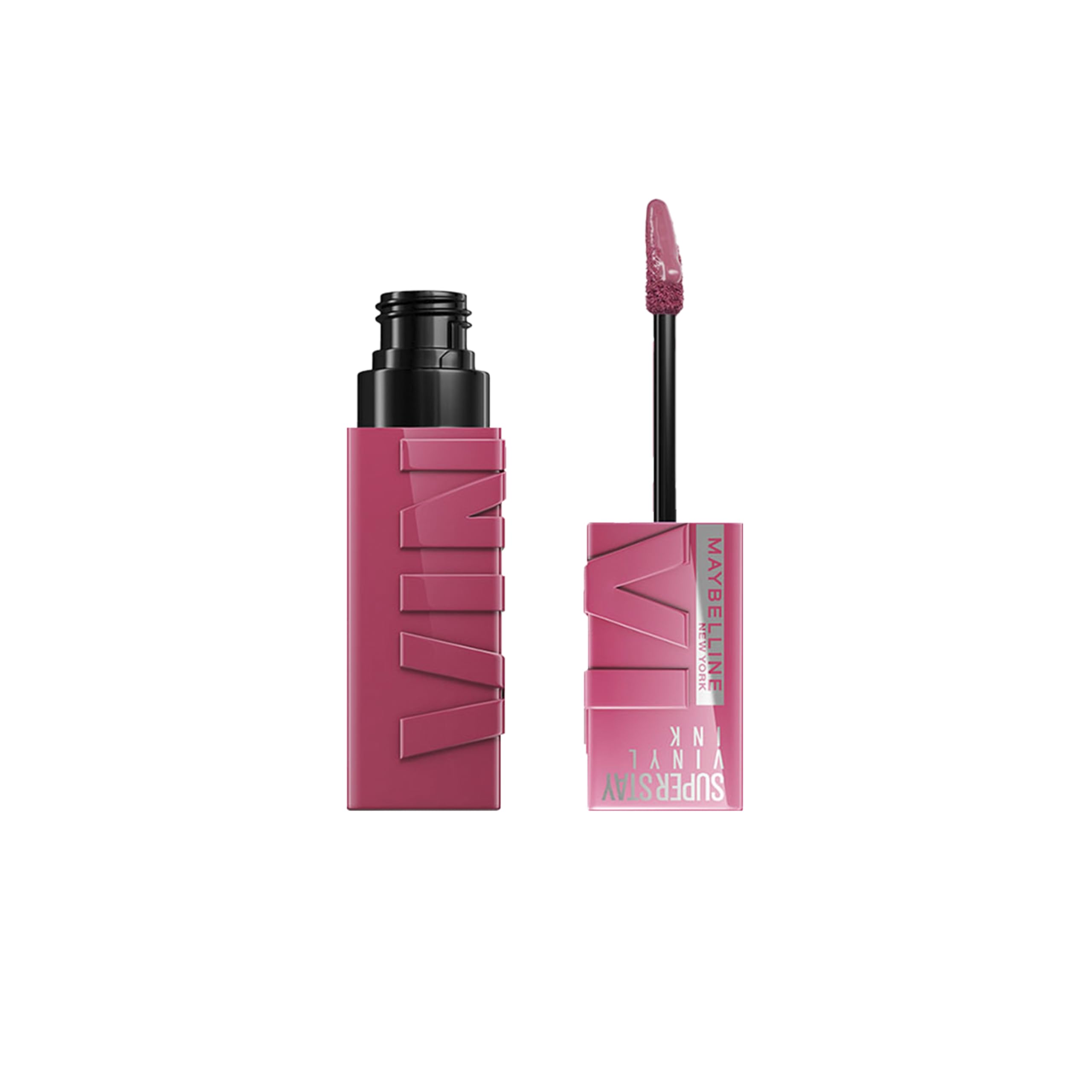 Maybelline Super Stay Vinyl Ink: aplicador preciso para color uniforme.