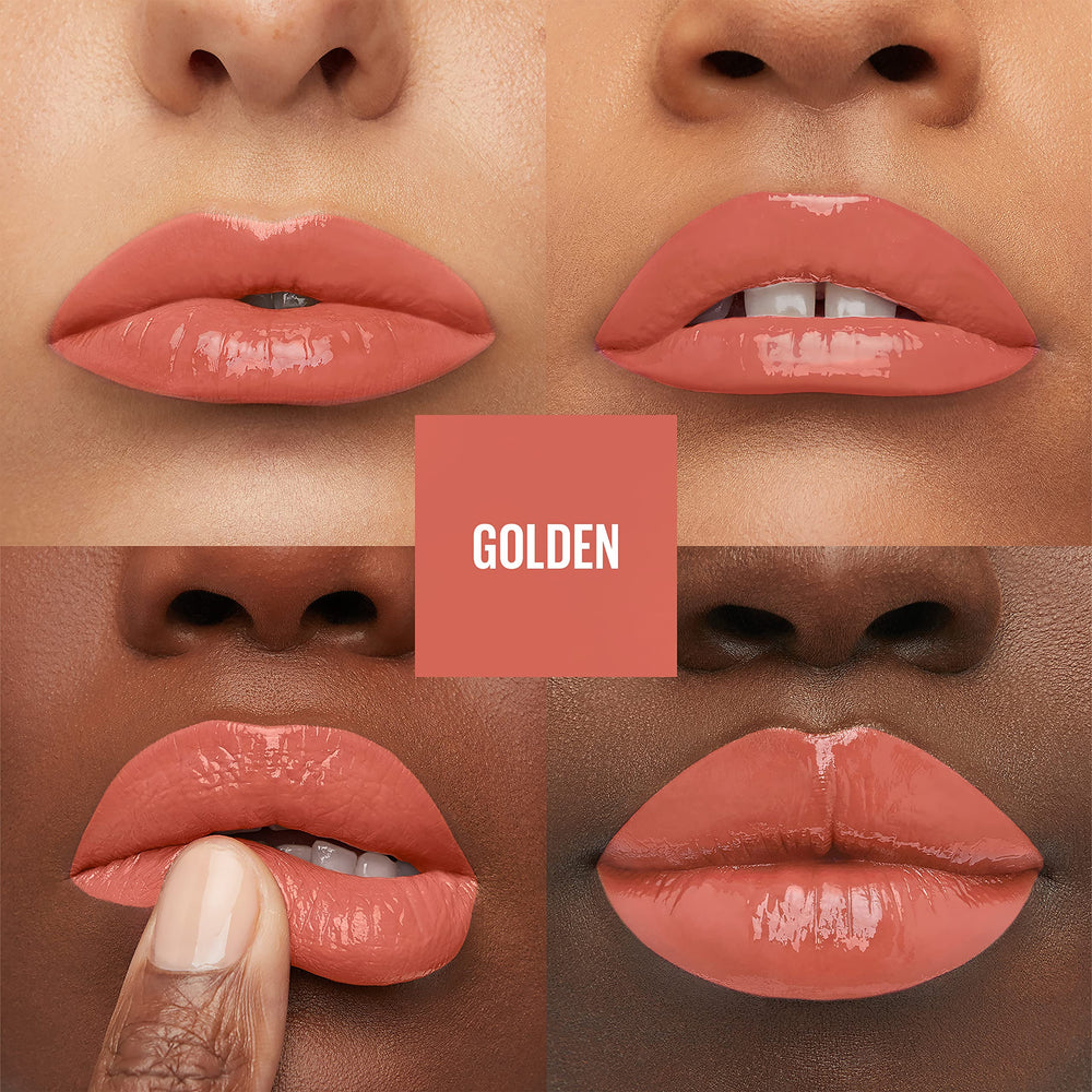 Maybelline Super Stay Vinyl Ink nude suave para look diario de labios.