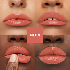 Maybelline Super Stay Vinyl Ink nude suave para look diario de labios.