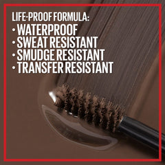 Maybelline Tattoo Studio Brow Styling Gel, pigmentos para cejas con aspecto natural.