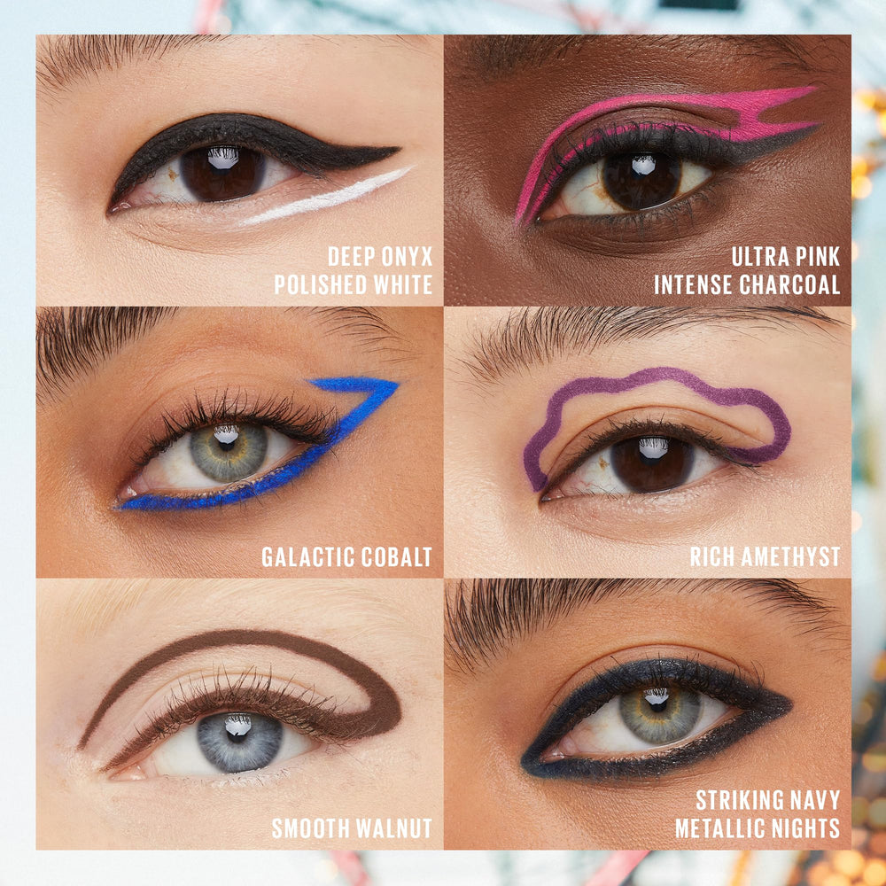 Delineador Maybelline Tattoo Studio con duración extendida y resistencia a grasa.