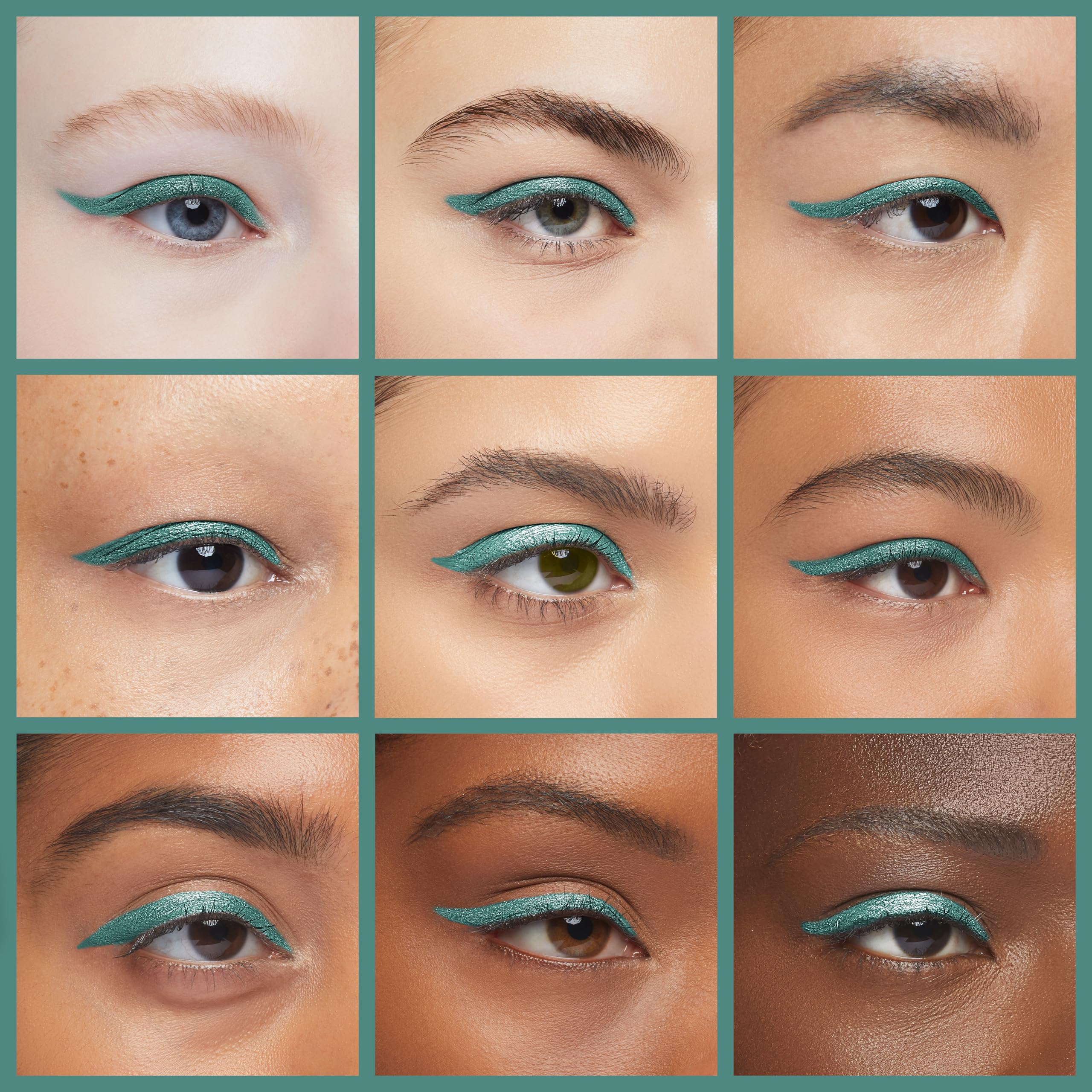 Delineador retráctil MAYBELLINE Tattoo Studio Teal Tini, tono edición limitada para looks vibrantes.