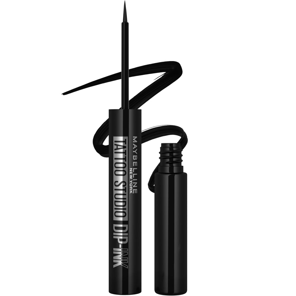 MAYBELLINE Tattoo Studio Dip-Ink, aplicador de fieltro para trazos precisos durante la aplicación.