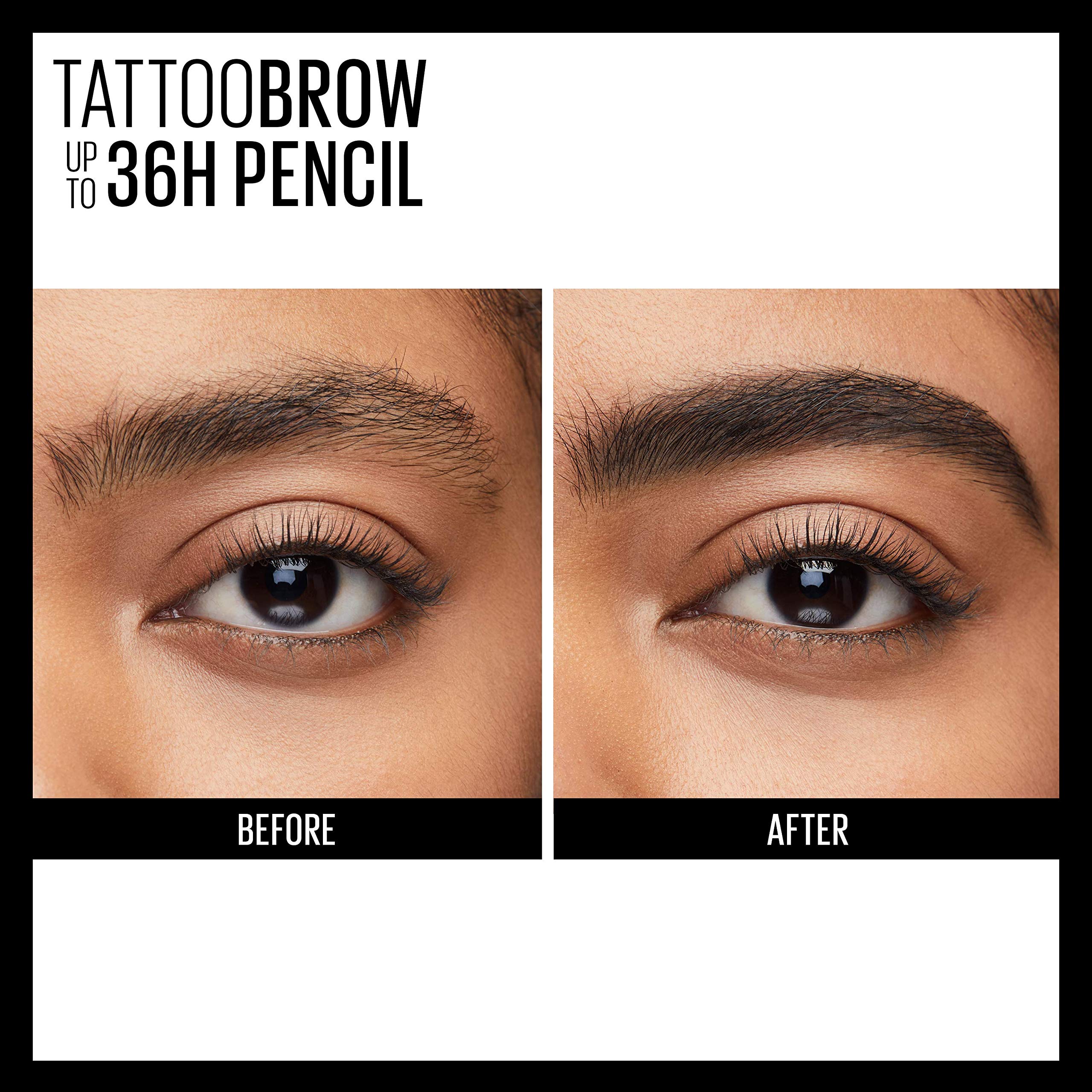 Acabado duradero todo el día con Maybelline TattooStudio para cejas definidas.