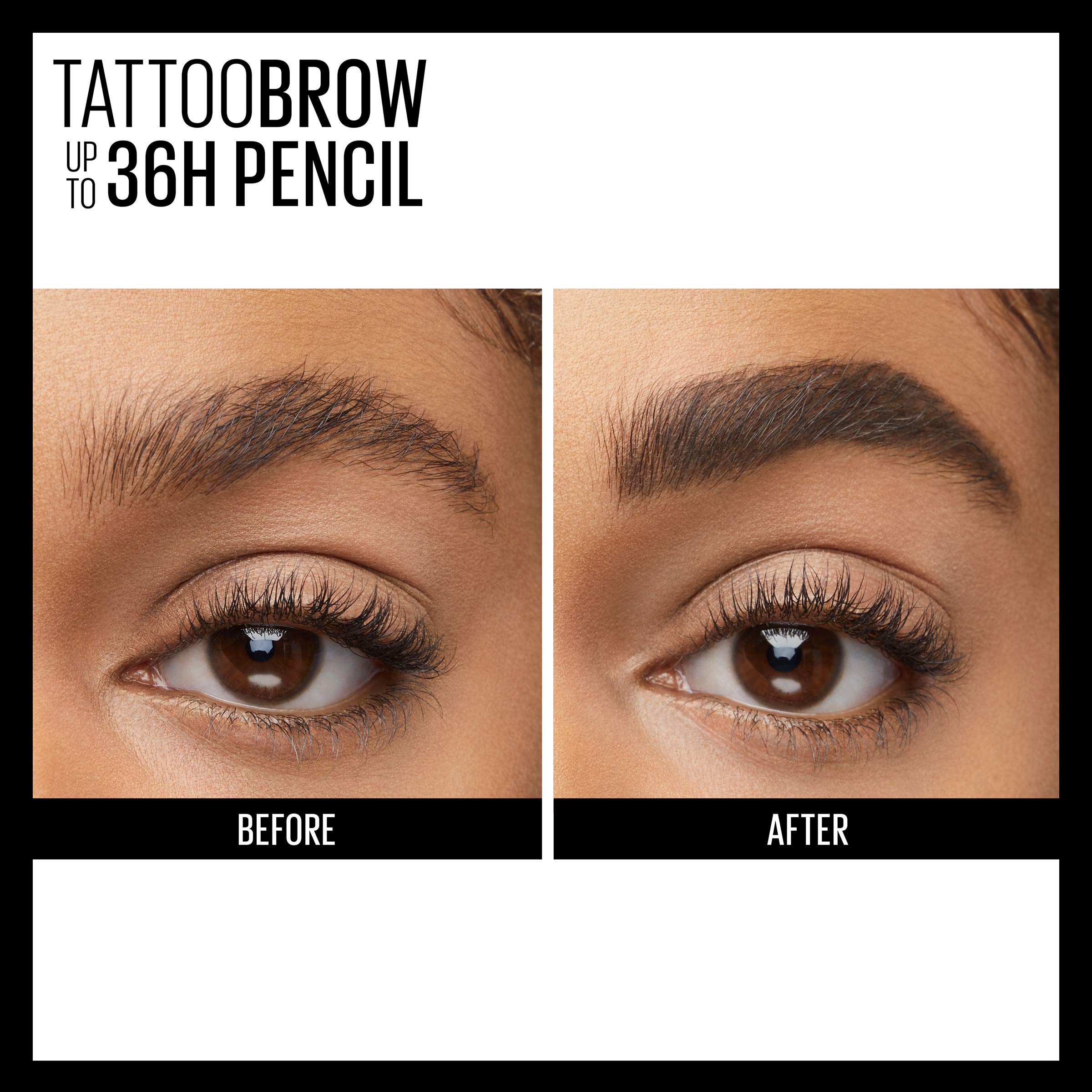Maybelline TattooStudio Cepillo integrado para difuminar y mezclar.