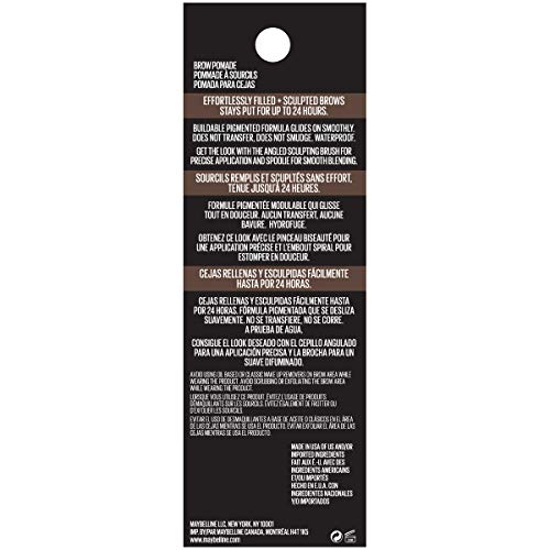Cepillo difuminador Maybelline TattooStudio para peinar y suavizar cejas