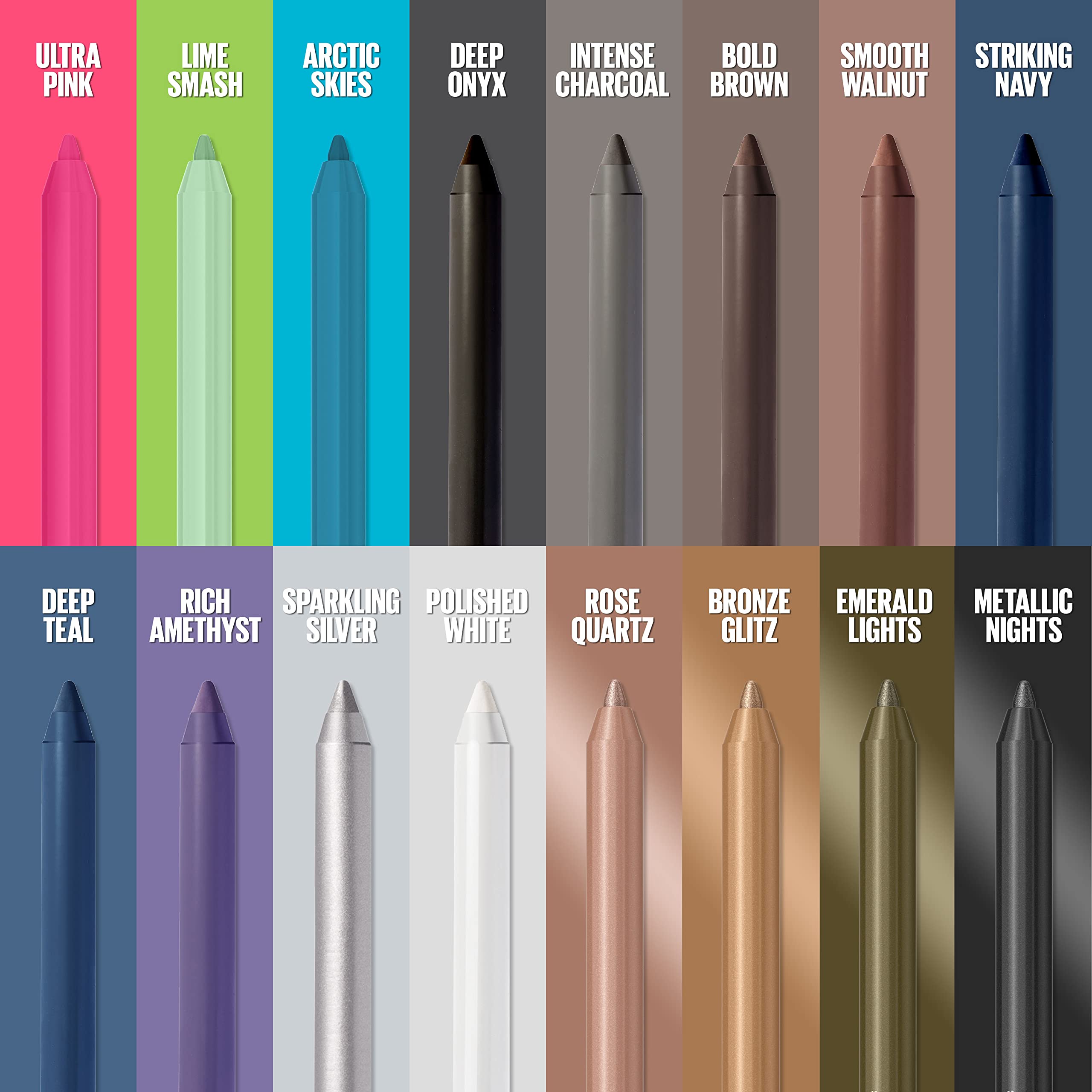 Pigmento negro clásico de Maybelline TattooStudio para trazos intensos
