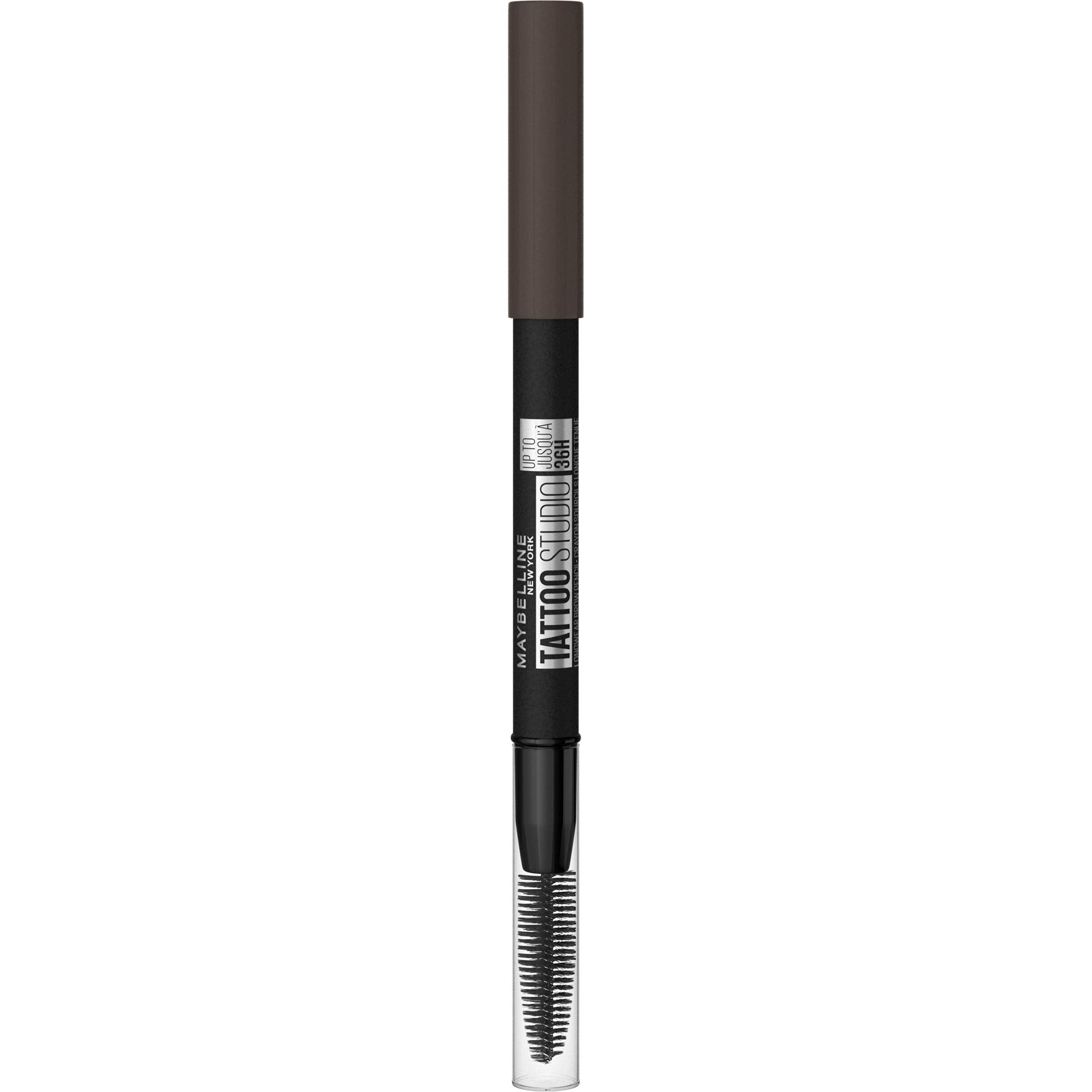 Maybelline TattooStudio lapiz cejas 36h para definición duradera y aspecto natural.