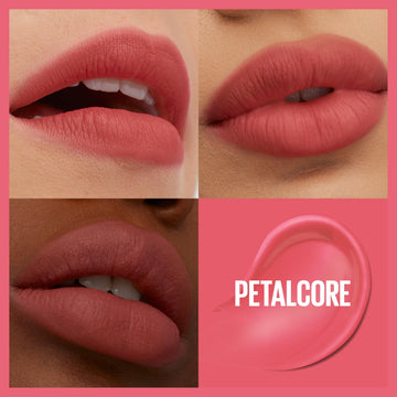 MAYBELLINE Teddy Tinte en muestra de color rosado suave con acabado mate