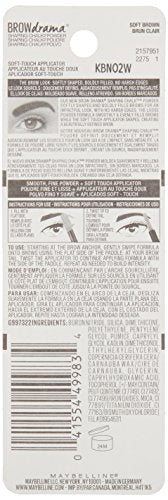MAYBELLINE textura de polvo fino que rellena cejas uniformemente