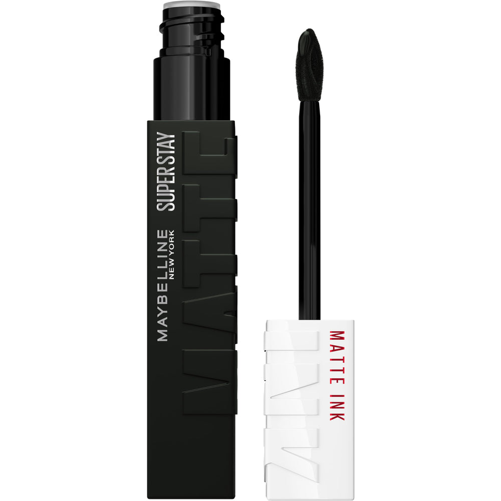 Maybelline Thrill Seeker packaging showing brand and matte finish for long-lasting color.