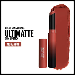 Maybelline Ultimatte en tono rojo oxidado con acabado mate cómodo