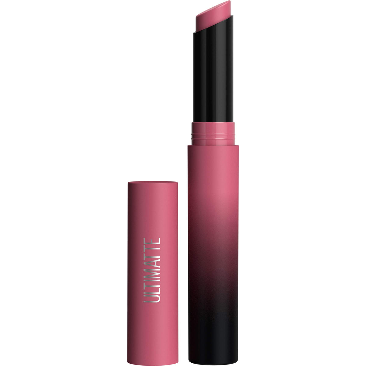 Maybelline Ultimatte barra labial, color intenso con acabado mate de larga duración.