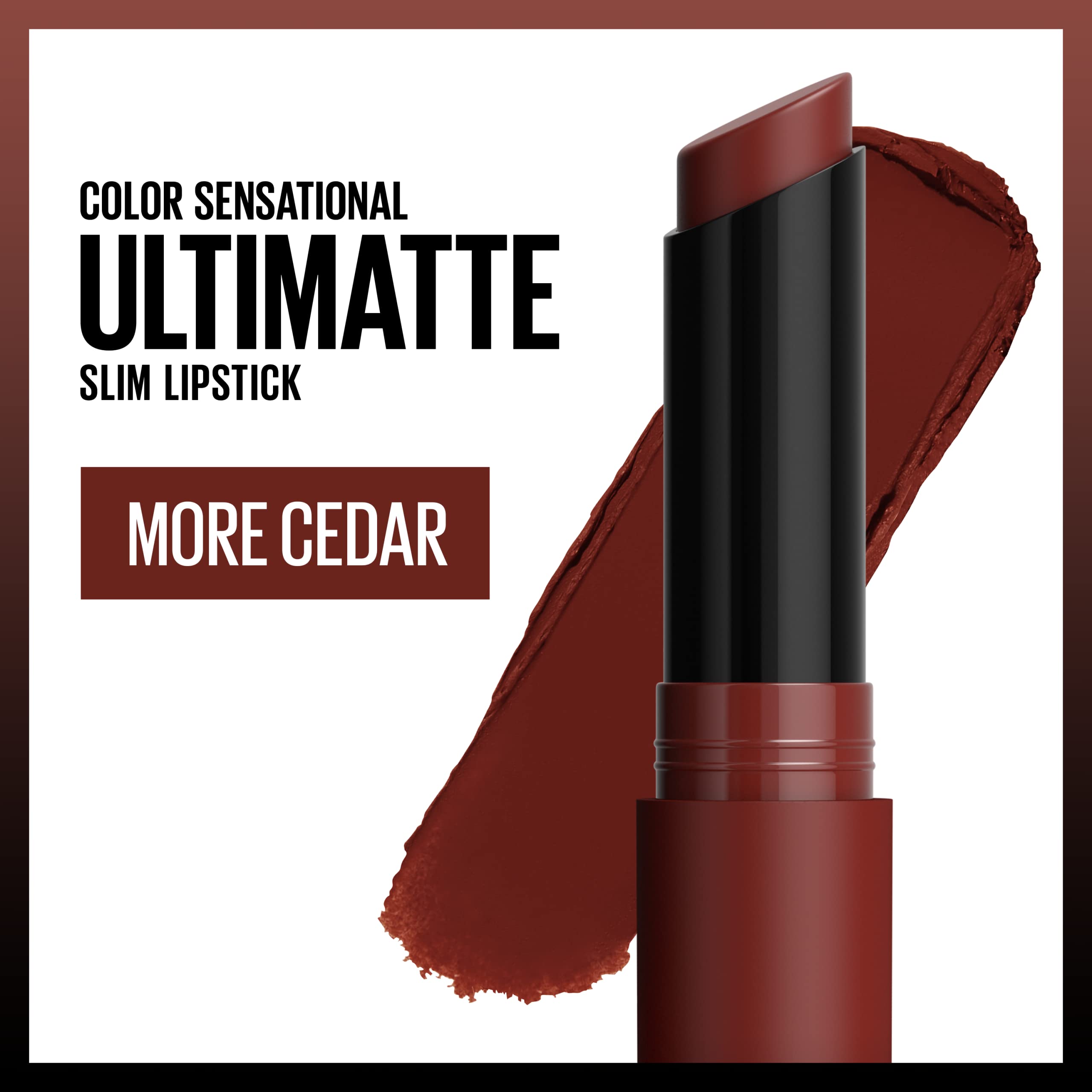 Maybelline Ultimatte labio tono cafe: tono cálido ideal para uso diario.