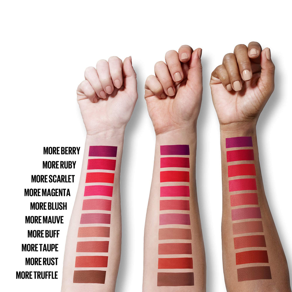 Acabado mate cómodo al aplicar Maybelline Ultimatte