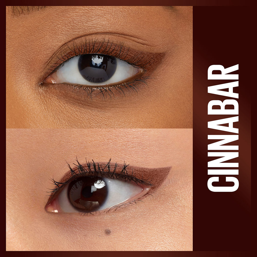 Maybelline Unstoppable delineador mecánico cinnabar aplicación suave para uso diario.