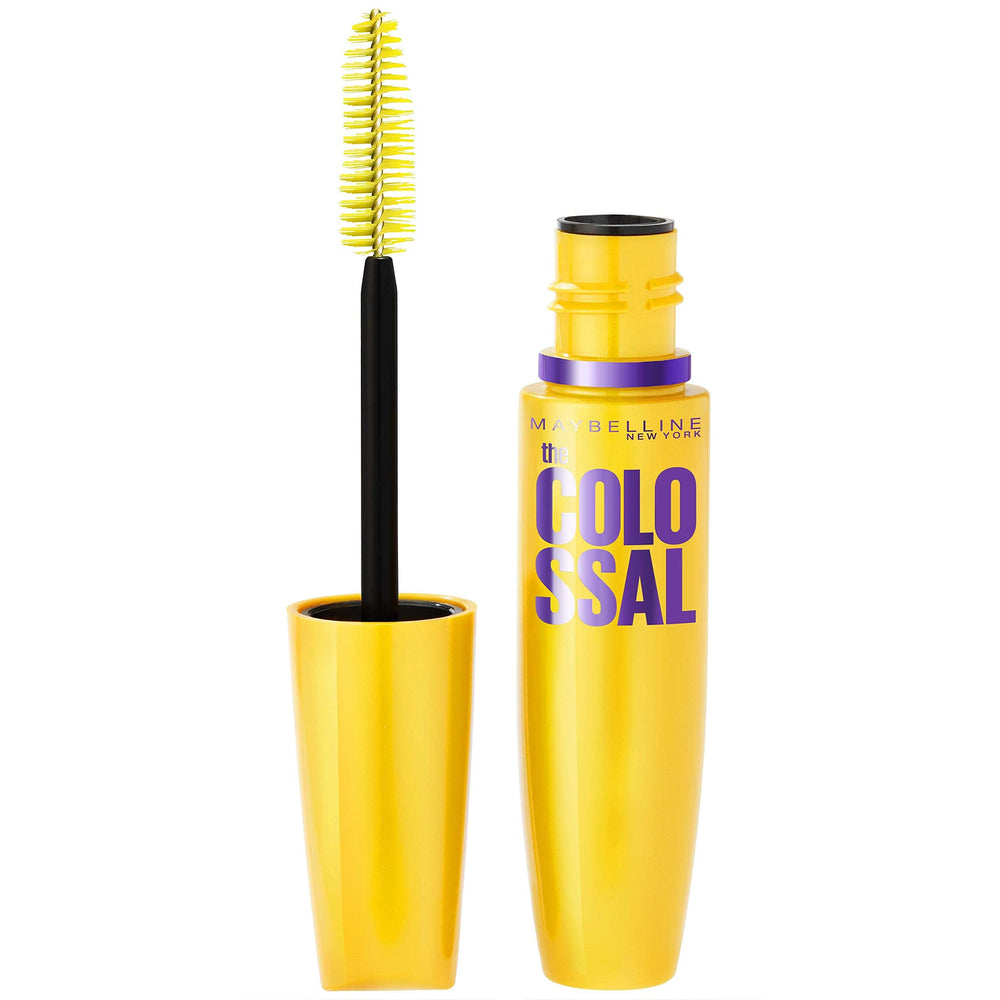 Empaque elegante de Maybelline Volum' Express Colossal Mascara para uso diario.