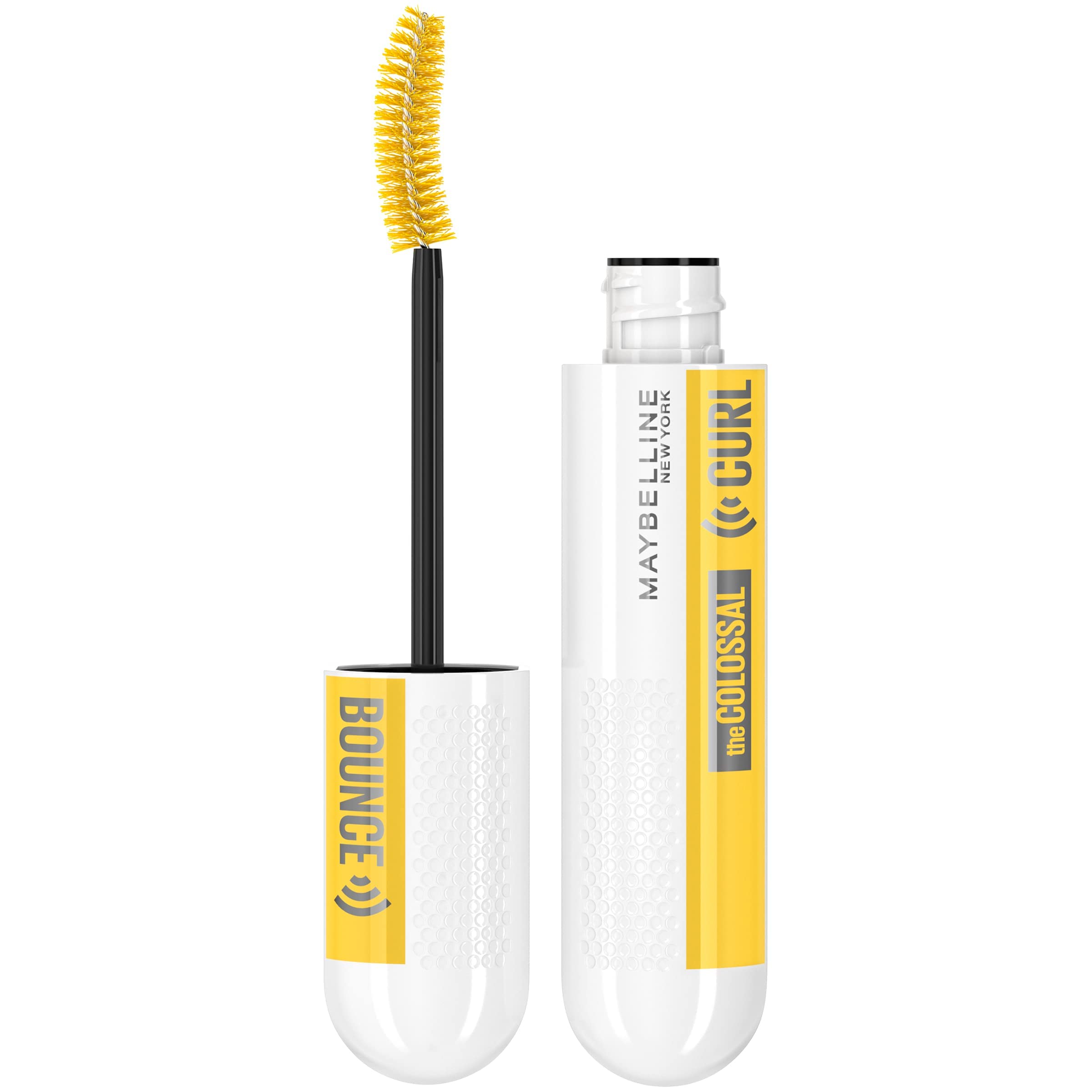 Maybelline Volum Express Colossal Curl Rebote - Aplicación para rizos duraderos y volumen notable.