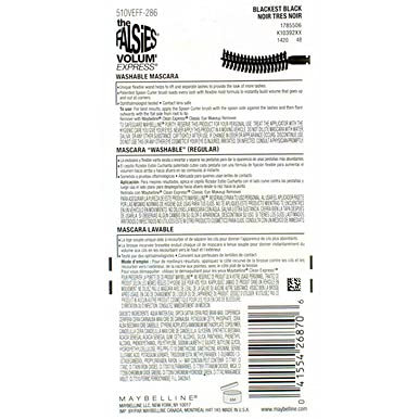 MAYBELLINE Volum' Express Falsies Flared Mascara envase compacto para llevar