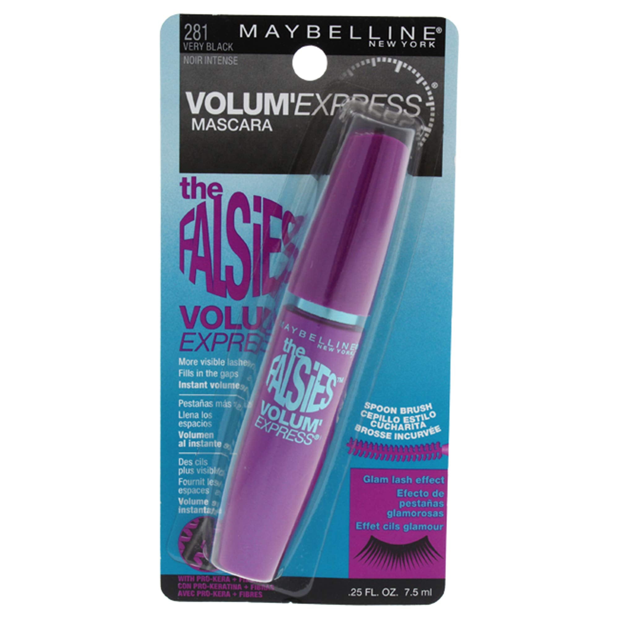 Maybelline Volum' Express The Falsies con cepillo cuchara patentado para volumen instantáneo