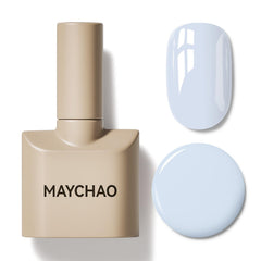 MAYCHAO gel azul 15 ml en envase práctico para manicuras en casa.