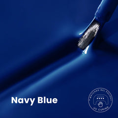 MAYCHAO botella esmalte gel azul marino, aplicación suave para acabado profesional.