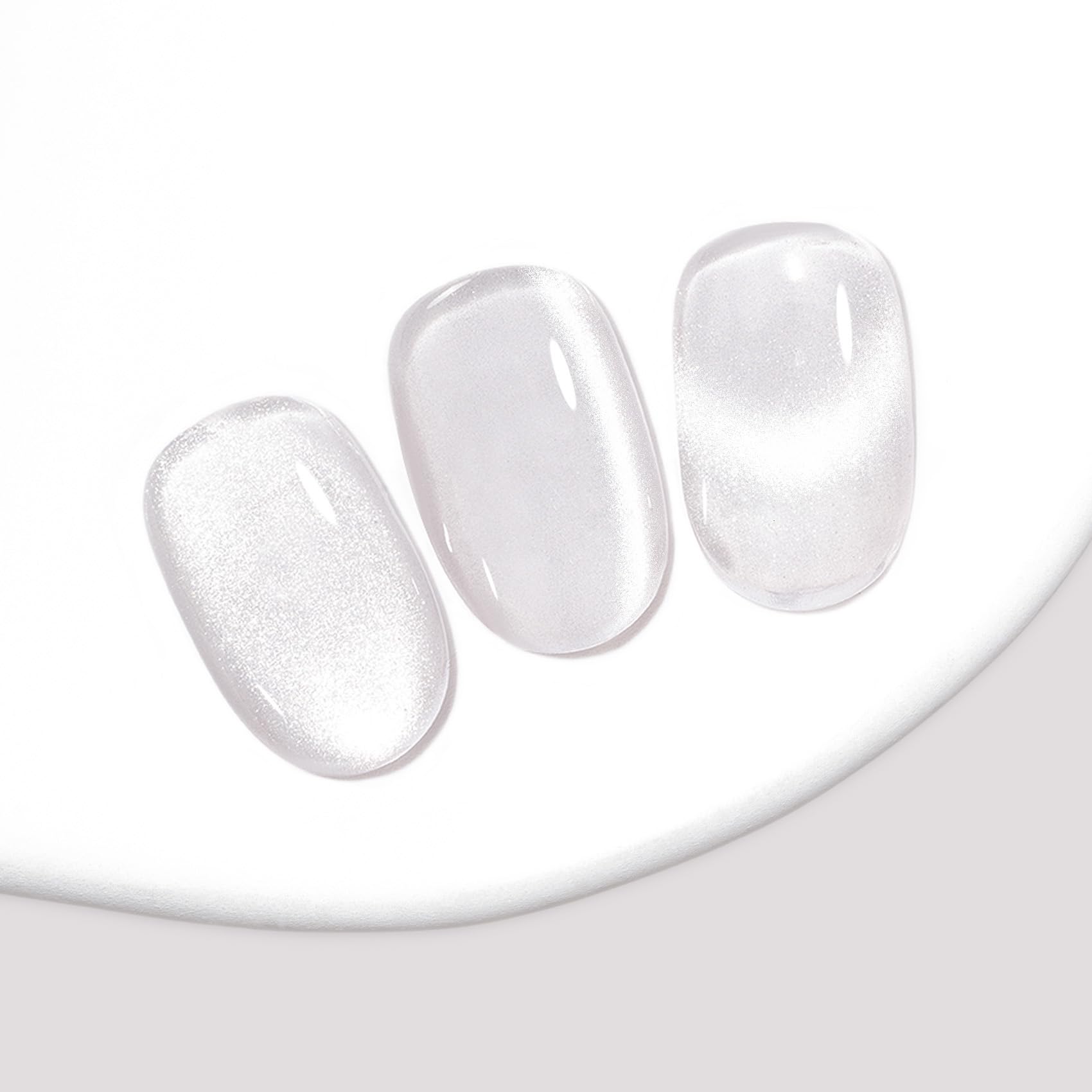 MAYCHAO ojo-de-gato esmalte gel con base y top para manicura duradera.