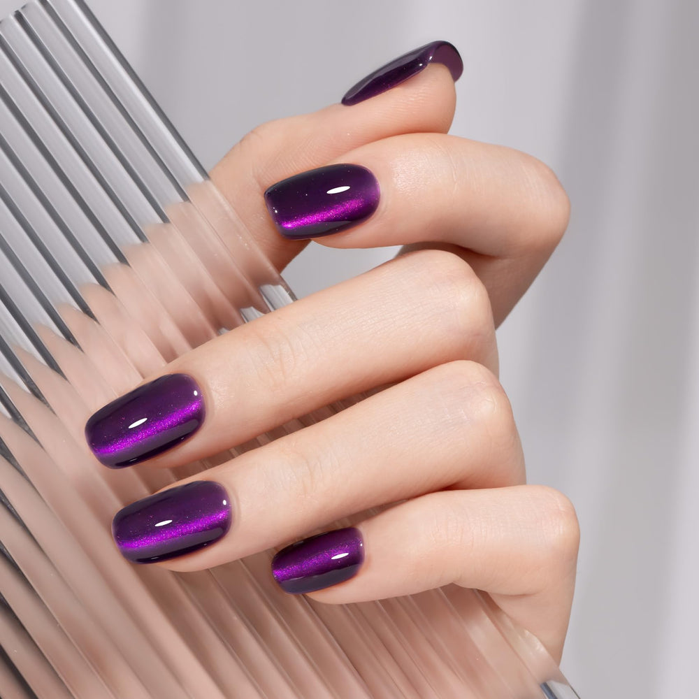 Esmalte gel MAYCHAO, secado rápido bajo luz LED para manicuras caseras.