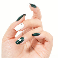 Gel MAYCHAO verde esmeralda, alta duración al curar con luz ultravioleta.