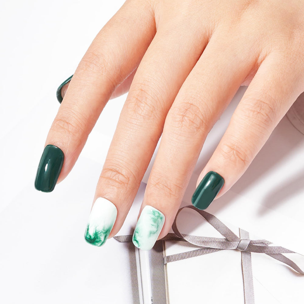 Regalo ideal MAYCHAO, esmalte gel verde esmeralda para ocasiones especiales.