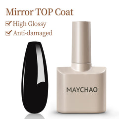 MAYCHAO set base y top gel 15 ml para manicura en casa.