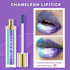 Maydear Chameleon Lipstick as eyeshadow or highlighter adds versatile shine.