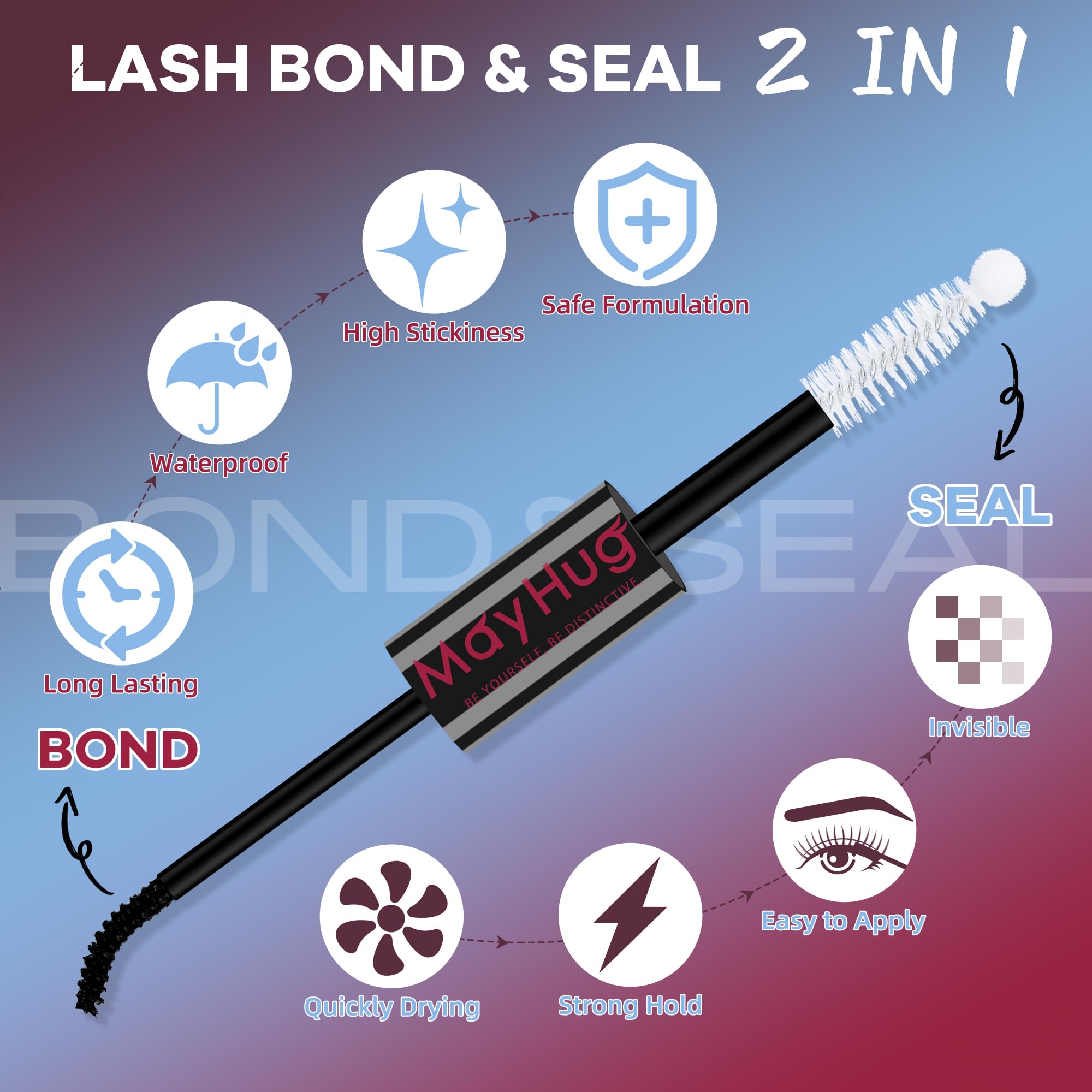 Mayhug Lash Bond y Sellado resistente al agua para uso en eventos