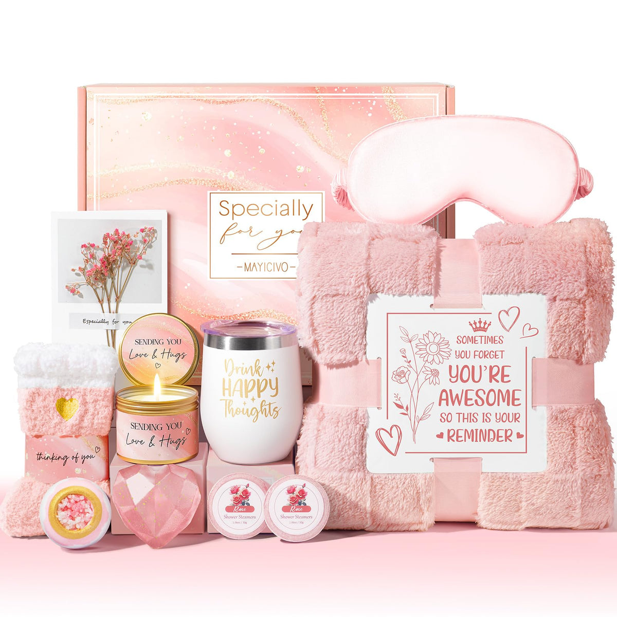 MAYICIVO cesta-regalos-mujeres: regalo de autocuidado para momentos especiales