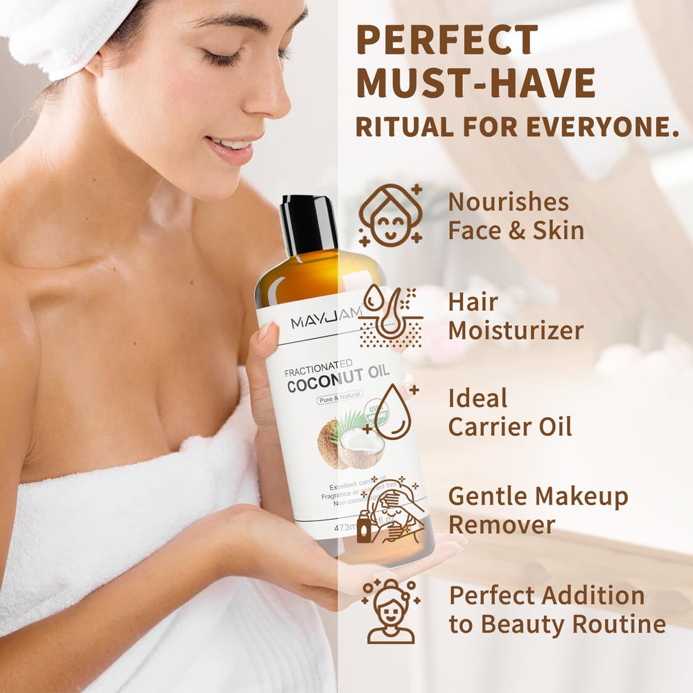 Aplicación facial con MAYJAM para piel seca y suave hidratación.