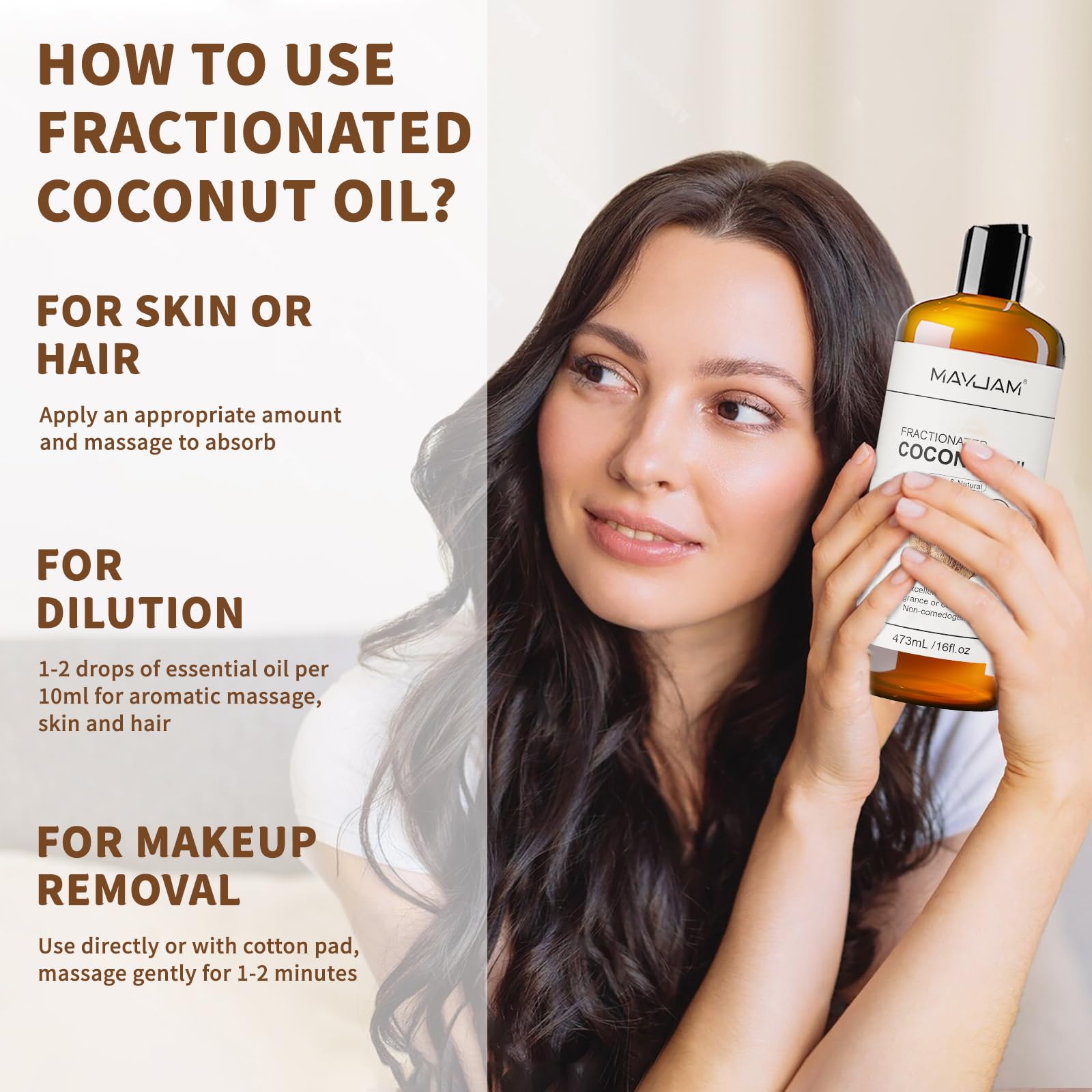 Desmaquillante suave con MAYJAM para rostro sin irritación.