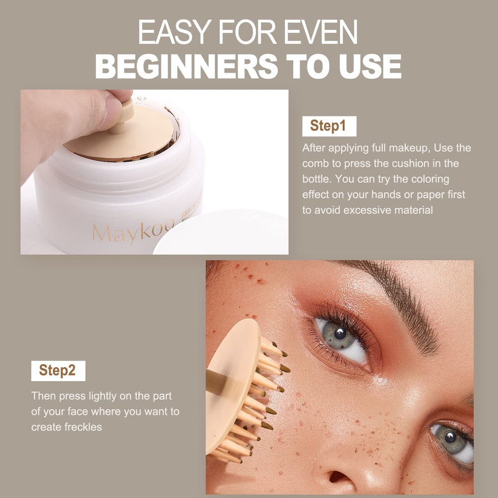 MAYKOO Freckle Cushion - fijación con spray para durabilidad