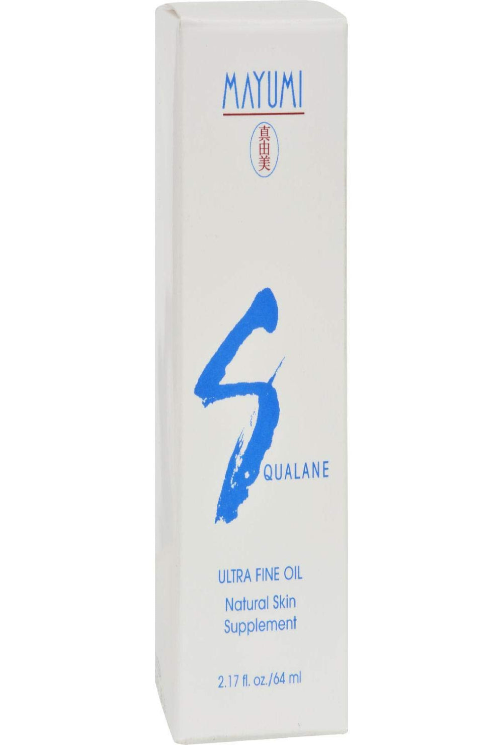 Mayumi Aceite Esqualano: botella elegante para hidratación suave de la piel.