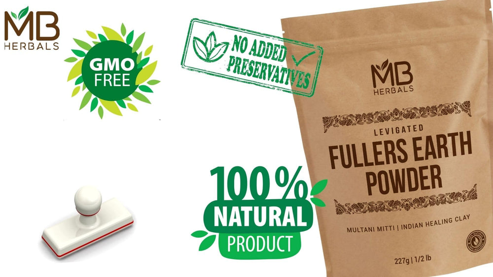 MB Herbals Origen India Rajasthan, polvo de Fuller de alta calidad