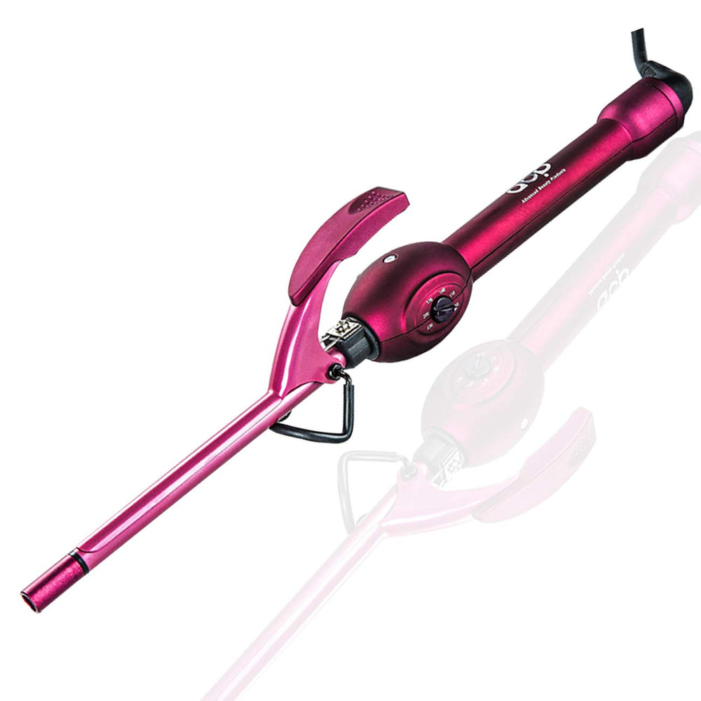 MBHAIR 9mm barril cerámico para rizos apretados, ideal en cabellos cortos