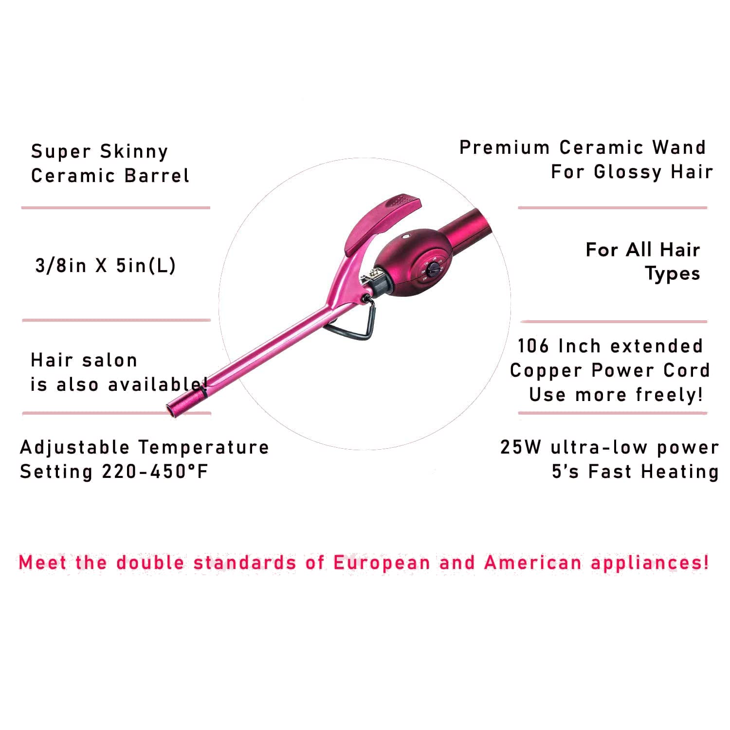 MBHAIR cable giratorio de 360 grados evita enredos